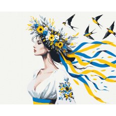 Картина по номерам Ветер свободы ©Анна Грицюк, Brushme (40х50 см)