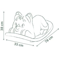 Качели Котенок, Smoby (зеленый)