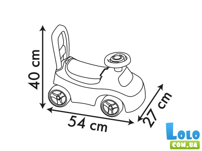 Автомобиль для прогулок – толокар Марвел. Спиди, Smoby