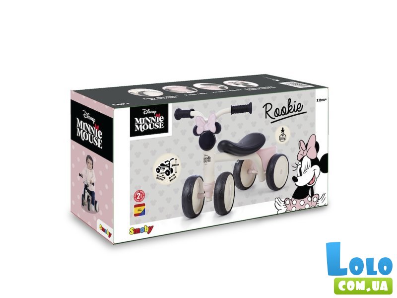 Беговел детский Минни Маус. Рокки, Smoby