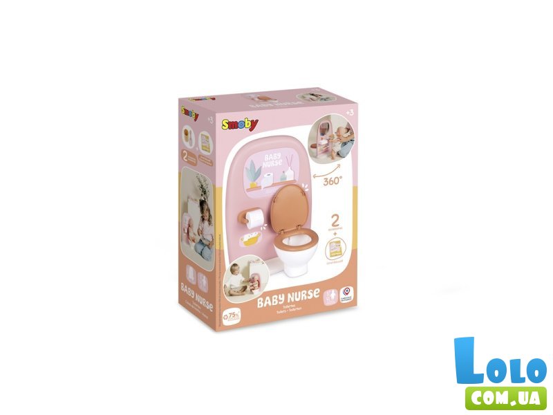 Набор мебели для кукол Ванная комната, Smoby