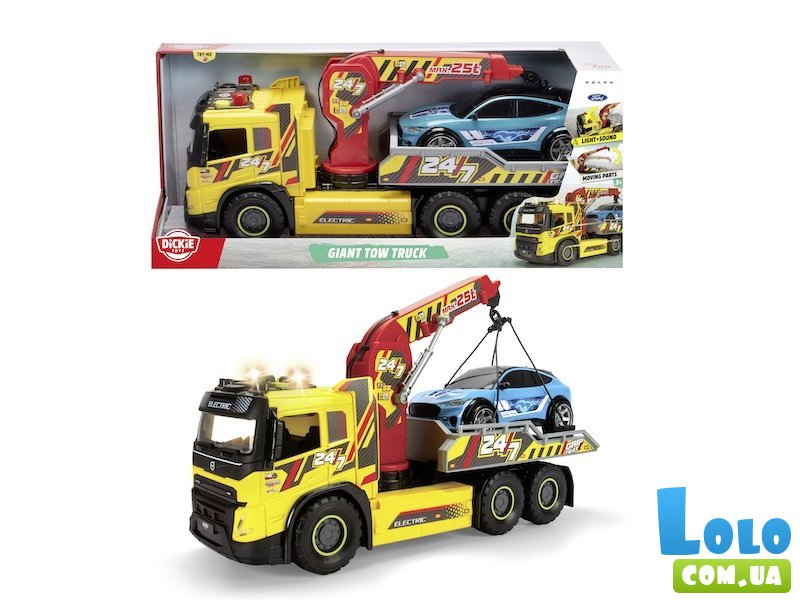 Машина Вольво Эвакуатор с машиной, Dickie Toys