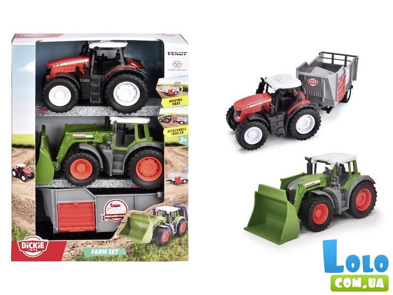 Набор машин Фермерская техника, Dickie Toys