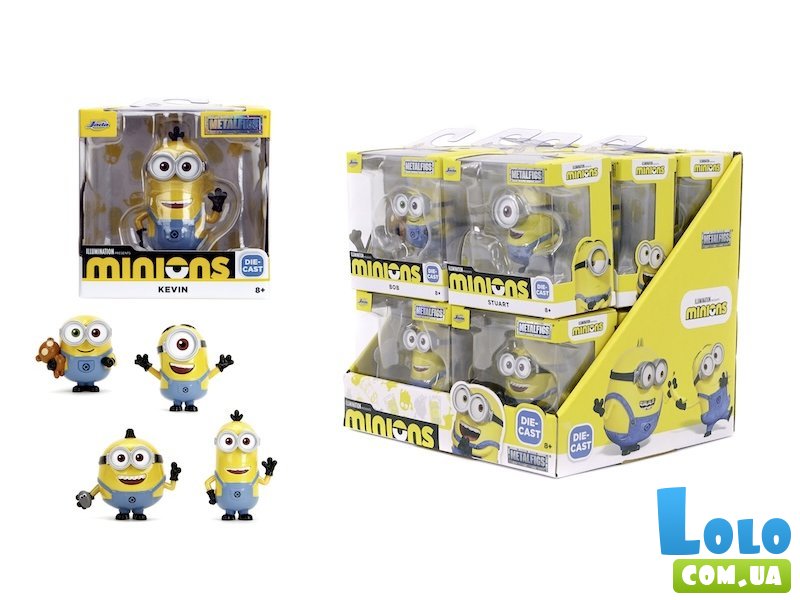 Фигурка металлическая Миньоны, Jada (в ассортименте)