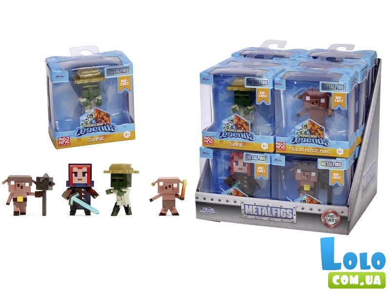 Фигурка металлическая Майнкрафт, Jada (в ассортименте)