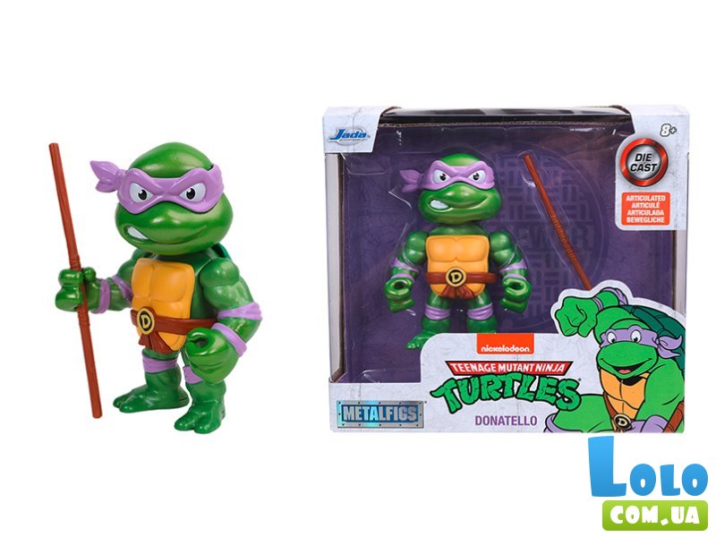 Фигурка металлическая Черепашки-ниндзя 4. Донателло, Jada
