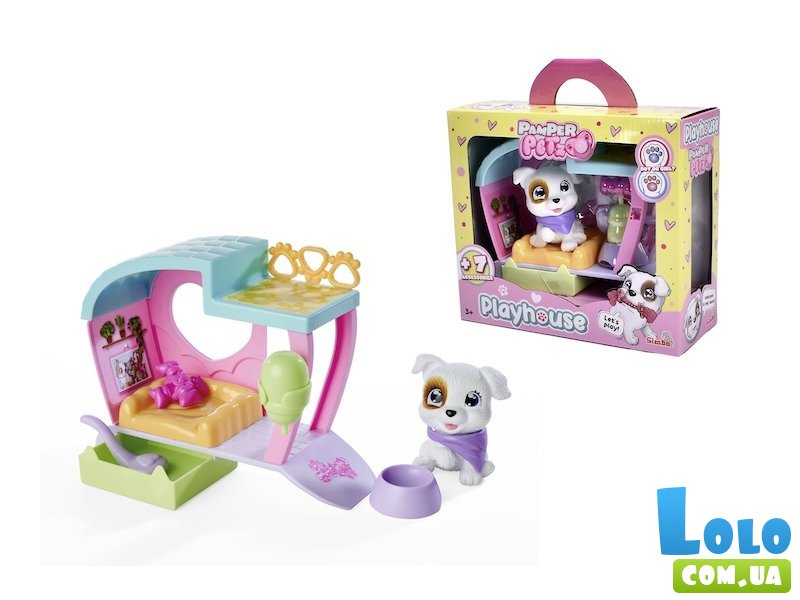Набор Дом любимца с фигуркой собачки, Pamper Petz