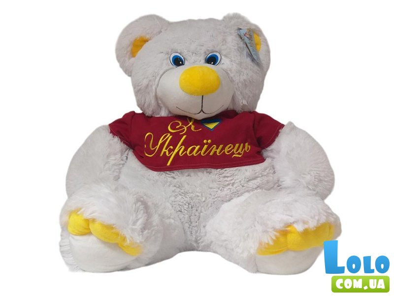 Мягкая игрушка Медведь Барни, 75 см (белый)