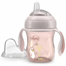 Поильник с мягким носиком Transition Cup, Chicco, 200 мл (розовый)
