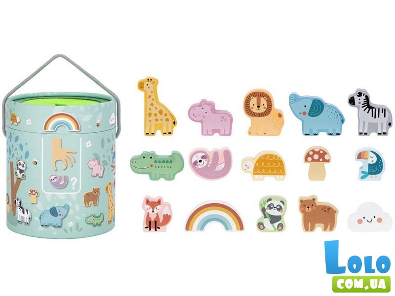 Тактильная игра Таинственное ведерко, Tooky Toy