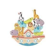 Деревянная шнуровка-балансир Ковчег Ноя, Tooky Toy