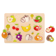 Деревянная рамка-вкладыш Фрукты, Tooky Toy