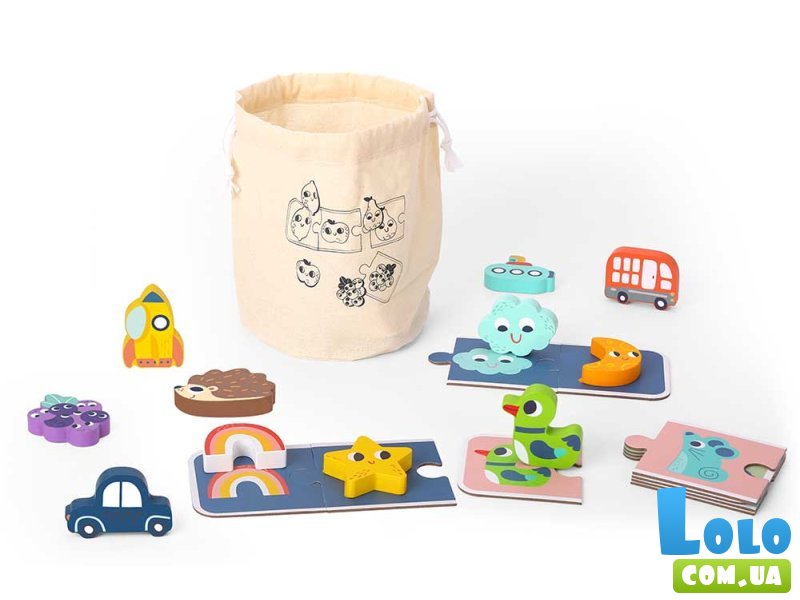 Развивающая игрушка Тактильное лото, Tooky Toy