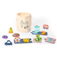Развивающая игрушка Тактильное лото, Tooky Toy