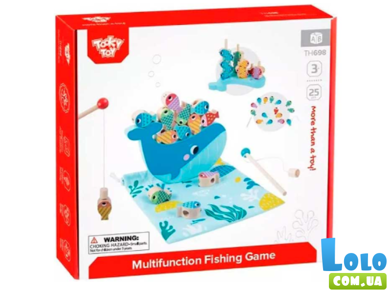 Развивающая игрушка 4 в 1 Кит, Tooky Toy