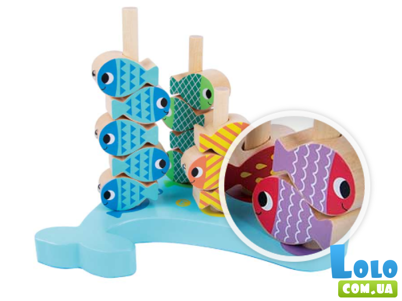 Развивающая игрушка 4 в 1 Кит, Tooky Toy