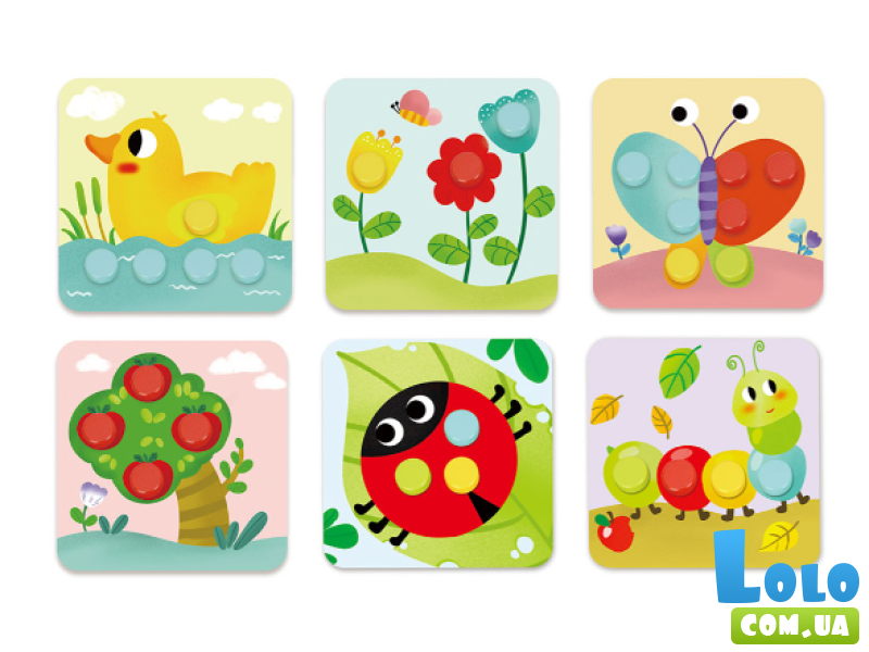 Развивающая игра Моя первая мозаика, Tooky Toy