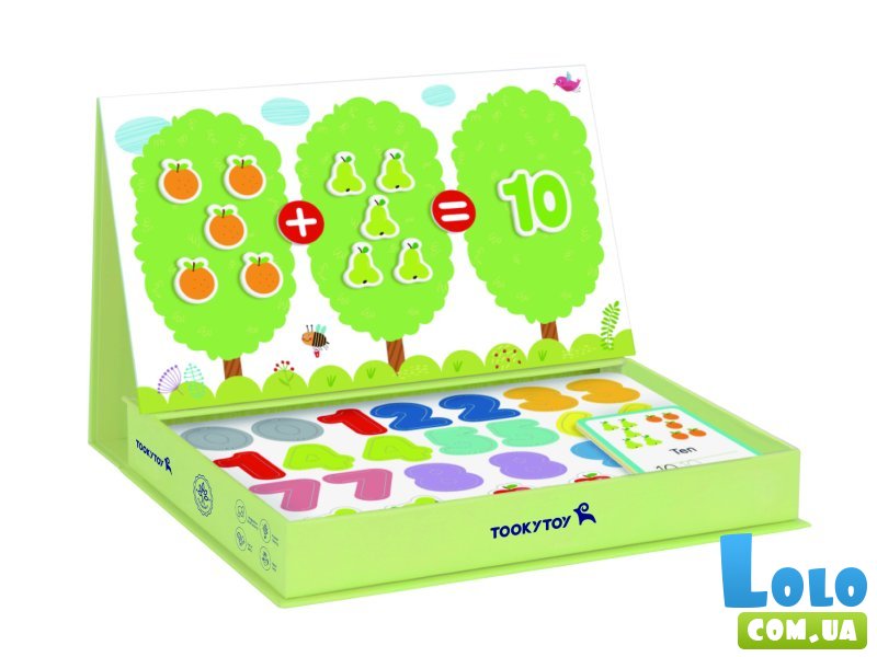 Развивающая игрушка Магнитный бокс Математика, Tooky Toy