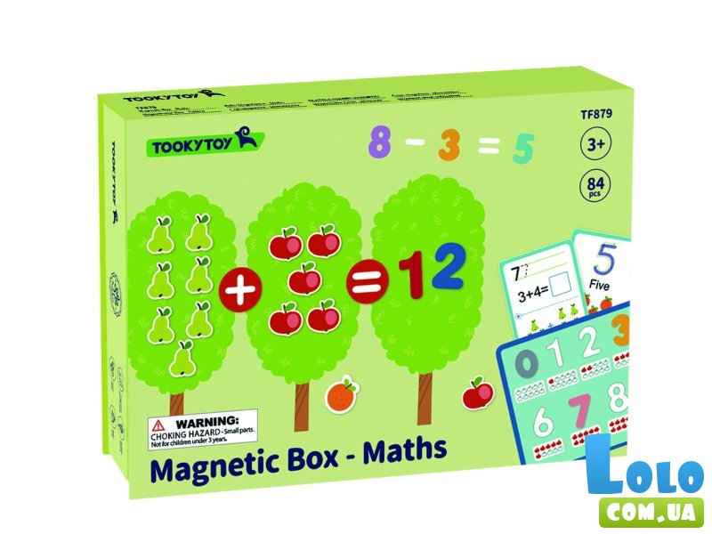 Развивающая игрушка Магнитный бокс Математика, Tooky Toy