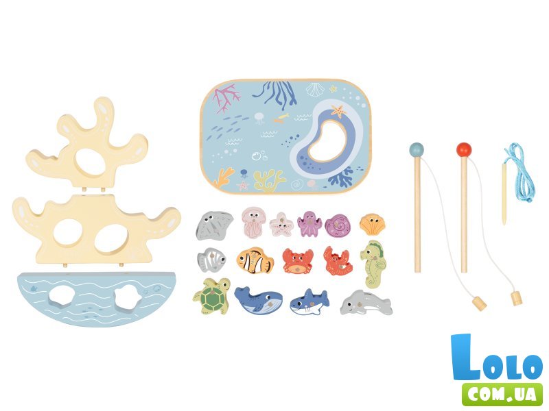 Развивающая игрушка 3 в 1 Морской мир, Tooky Toy