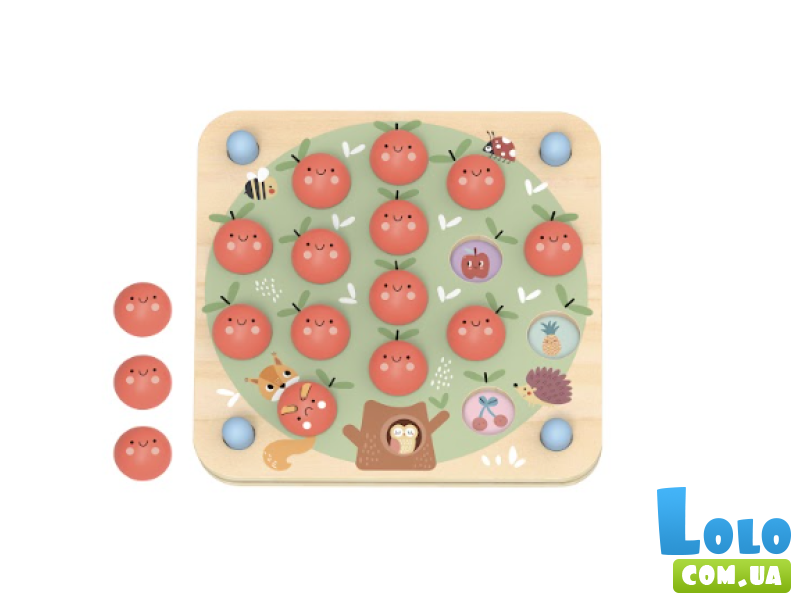Развивающая Мемо-игра Яблочка, Tooky Toy