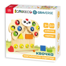 Магнитный сортер 2 в 1 Наседка, Igroteco