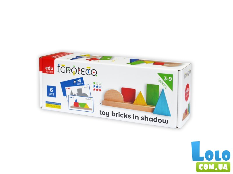 Деревянная игрушка Фигуры и тени, Igroteco