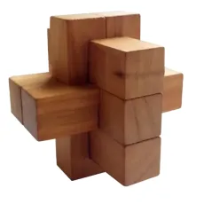 Деревянная головоломка XL Крест 2 3 3, Заморочка