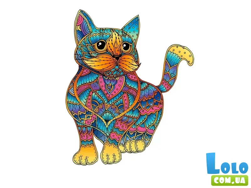 Деревянные 2D пазлы Кот, Eureka, 99 эл.