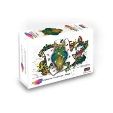 Деревянные 2D пазлы Сова, Eureka, 137 эл.