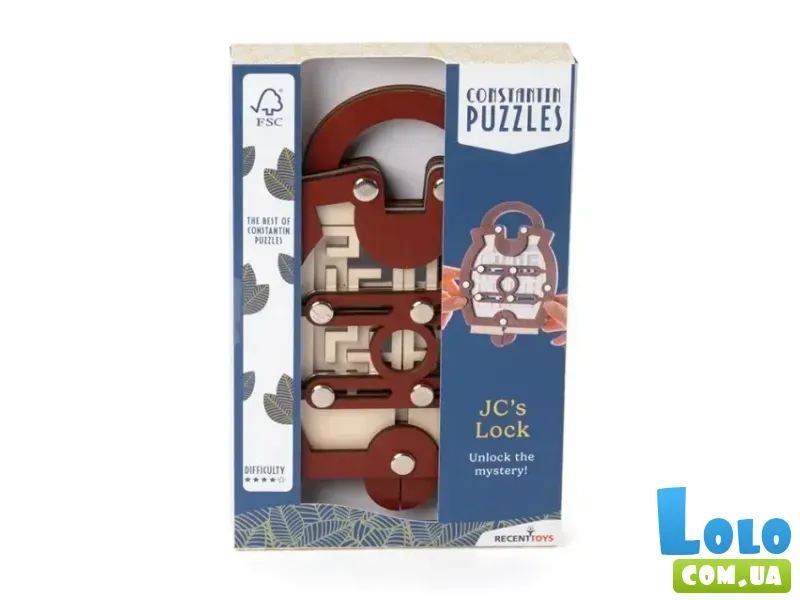 Деревянная головоломка Замок JC, Constantin