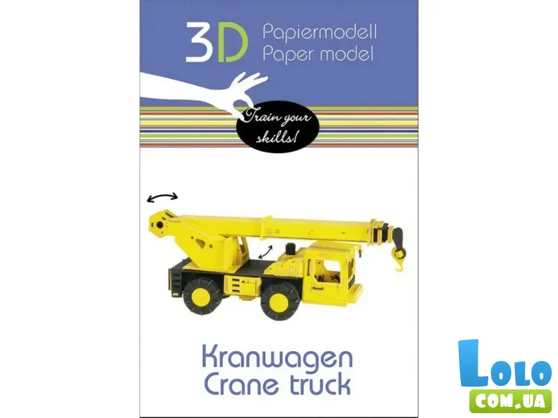 Конструктор 3D Автомобильный кран (11586), Fridolin