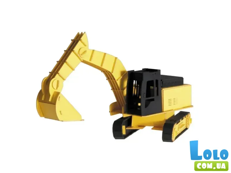 Конструктор 3D Экскаватор (11581), Fridolin, 124 дет.