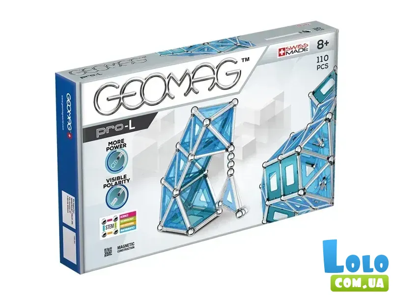 Магнитный конструктор PRO-L (024), Geomag 110 дет.