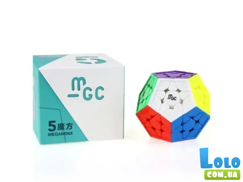 Головоломка кубик 12 граней MGC Megaminx магнитный, без наклеек, YJ