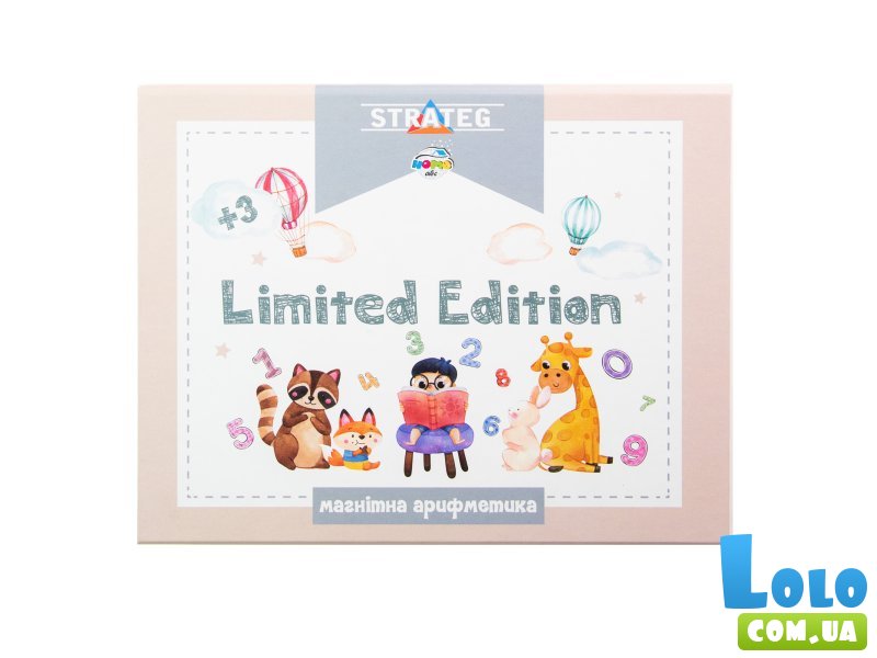 Настольная игра Магнитная арифметика Limited edition, Strateg (укр.)