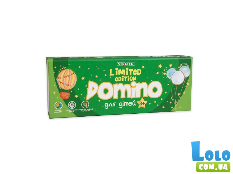 Настольная игра Domino Limited edition монстрики, Strateg (укр.)
