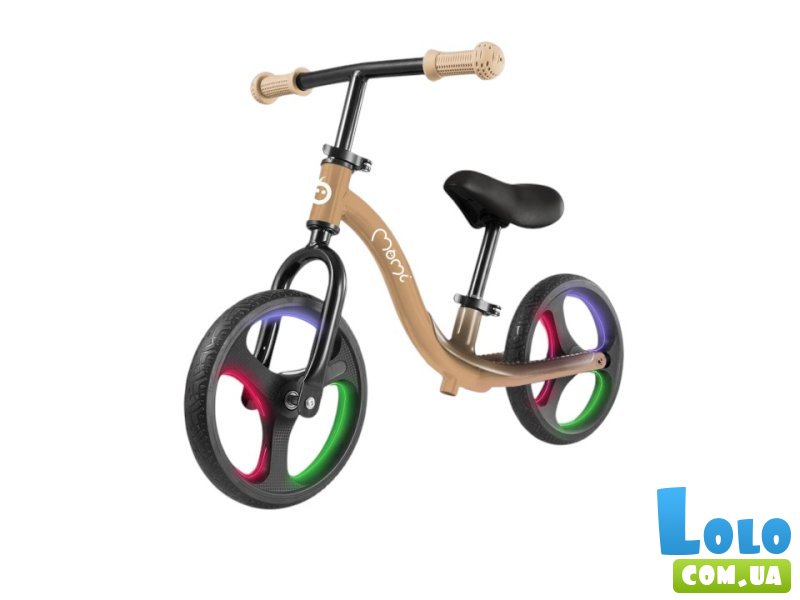 Беговел с LED подсветкой ISOKA, MoMi (beige)