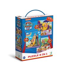 Пазл 3 в 1 Paw Patrol Игровая площадка, DoDo, 115 эл.