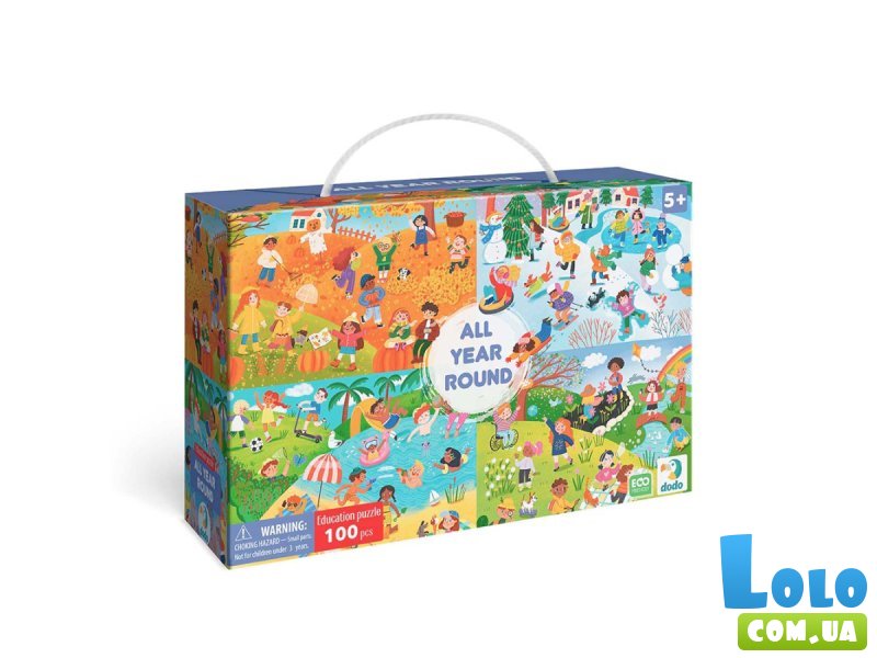 Пазл Весь год, DoDo, 100 эл.