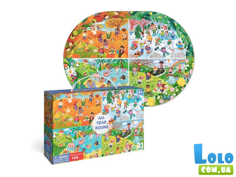 Пазл Весь год, DoDo, 100 эл.