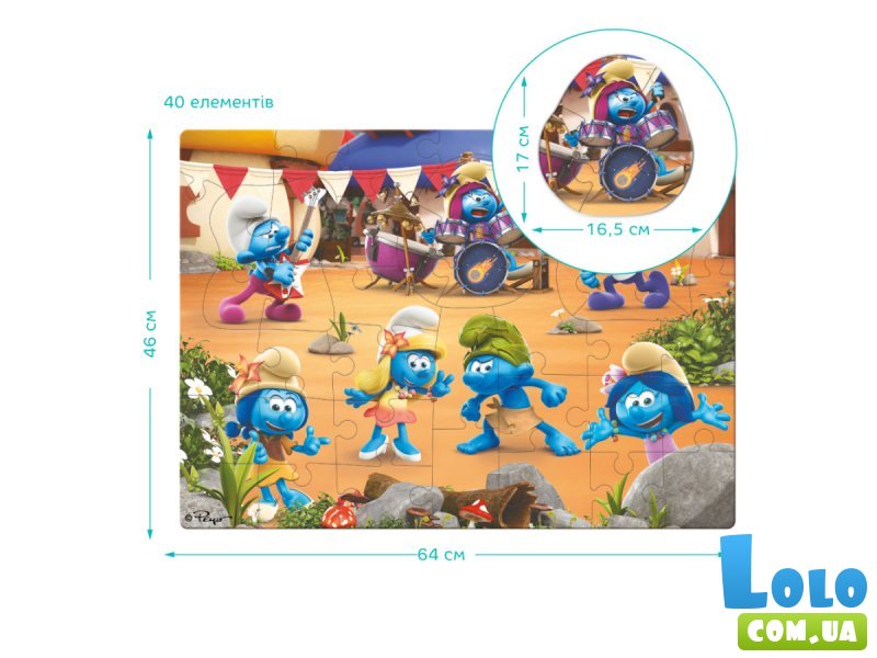 Пазл Музыка играет, DoDo, 40 эл.