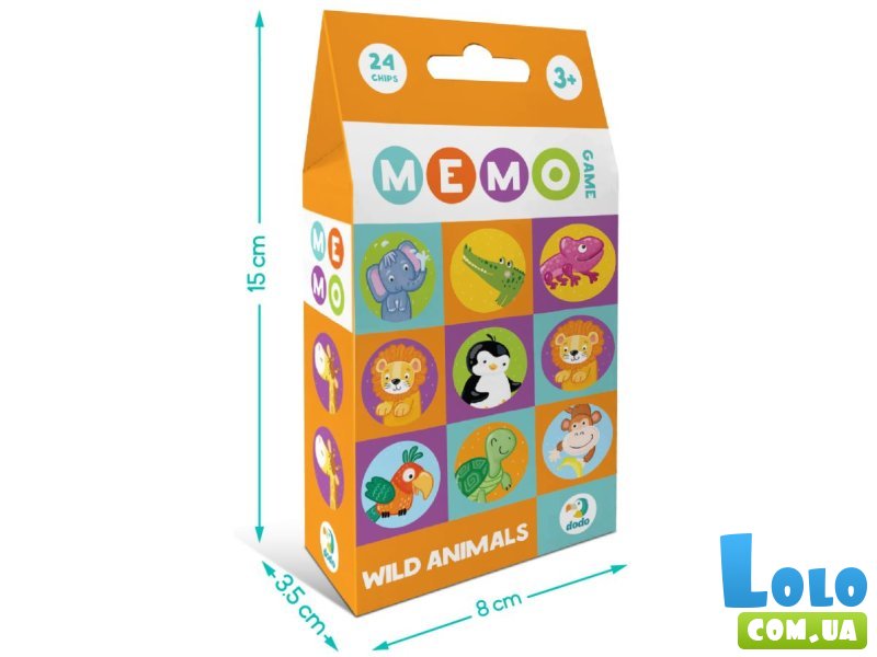 Настольная игра Мемо Дикие животные, Dodo
