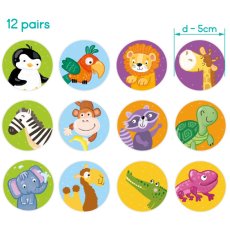 Настольная игра Мемо Дикие животные, Dodo