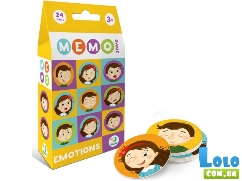 Настольная игра Мемо Эмоции, Dodo