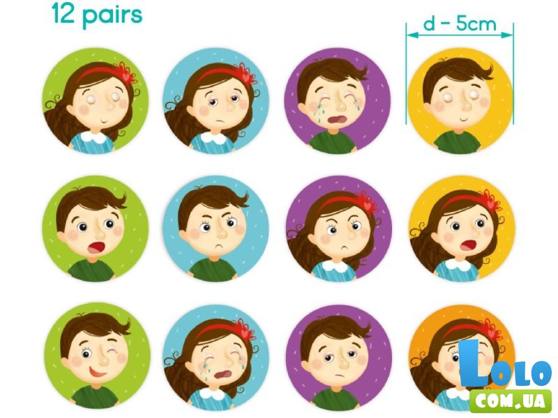 Настольная игра Мемо Эмоции, Dodo