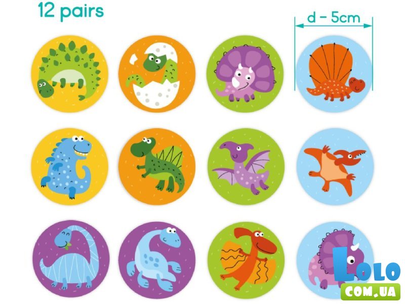 Настольная игра Мемо Динозавры, Dodo