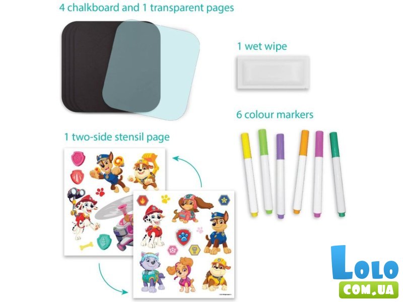 Дорожный набор для рисования Paw Patrol, DoDo