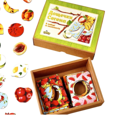 Пазл сортер Доски Сегена фрукты, UBEE