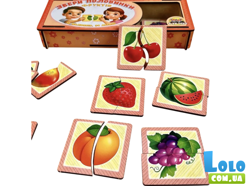 Рамка-вкладыш Половинки Фрукты, UBEE